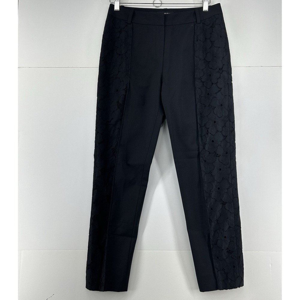 Lafayette 148 New York Pants Women‎ Size 4 Black Lace Casual